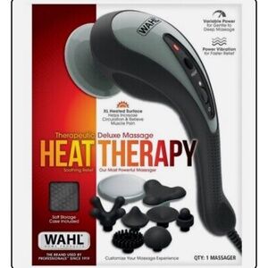 Wahl Corded Massager with 8 Attachments + Heat
